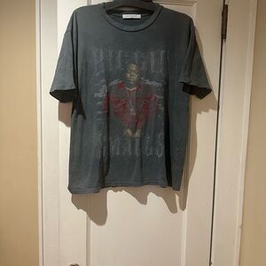 Daydreamer Graphic Tee - Dark Gray and Red